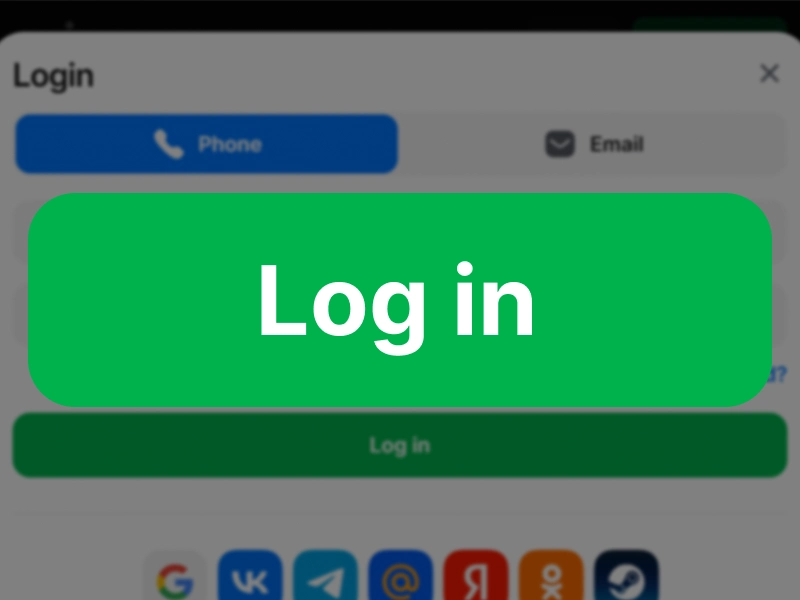 Login button under form highlighted on 1win login page