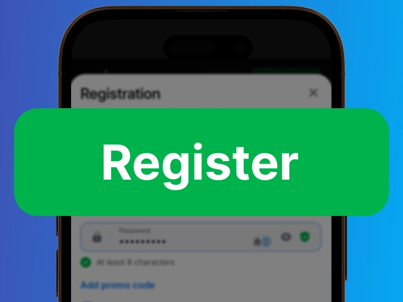 Register button to complete 1Win account signup